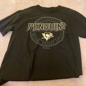 Pittsburgh Penguins Black Reebok Tshirt